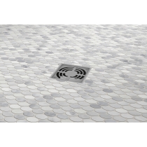 MARBLE - 0.625X1.18/12X12, WINTER FROST WINTER FROST, POLISHED